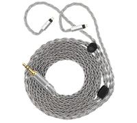 GEEKRIA Apollo - Cable de actualización IEM de cobre chapado en plata, cable de repuesto de 0.78 mm de 2 pines a 3.5 mm, compatible con 7Hz Zero:2, Orchestra Lite, Cadenza, Hype 4, Supermix 4, 6.5