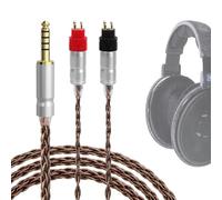 Geekria Audio Apollo Upgrade compatible con Sennheiser HD 600 650, HD 660S2, HD 6XX, cable de auriculares de repuesto de 4,4 mm a 2 pines para audio de alta definición (4,9 pies / 1,5 m)