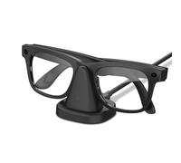 Geekria Base de carga compatible con gafas Ray-Ban Meta Smart, Wayfarer, Headliner, Skyler, Oakley Meta HSTN, base de carga portátil para gafas inteligentes (negro)