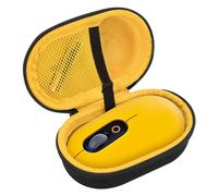 Geekria Bolsa de transporte para ratón, bolsa de viaje protectora de carcasa dura bolsa de almacenamiento de ratón inalámbrico compatible con Logitech POP Mouse (Blast Yellow)