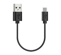 GEEKRIA Cable corto de carga USB para auriculares, compatible con Beats Solo3.0 Studio3, JBL Live 500BT/50BTNC, Tune 750BTNC, cable de alimentación de repuesto USB a Micro-USB (1 ft / 30 cm)