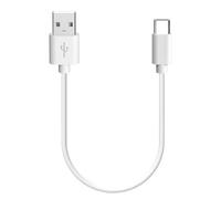 GEEKRIA cable corto USB de carga para auriculares, compatible con Skullcandy, Soundcore, Sennheiser, SAMSUNG, HUAWEI, ATH y Shokz, USB-A a USB-C, 30 cm