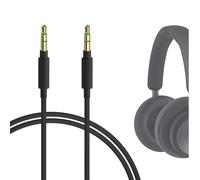 Geekria Cable de audio compatible con auriculares Bang & Olufsen HX, H9i, H8i, H9 de 3ª generación, H8, H4, B&W PX, PX7, cable estéreo de repuesto de nailon trenzado de 1/8 a 3.5 mm (4 pies)