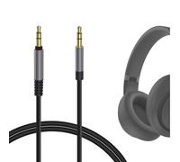 Geekria Cable de audio compatible con Beats Studio Pro, Solo 4, Solo 3, Solo 2, Solo, Studio 3, Studio 2, Studio, Pro, Mixr, cable de auriculares de 1/8" a 3,5 mm de repuesto (4 pies/1,2 m)