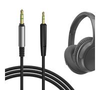 GEEKRIA Cable de audio compatible con Bose SoundTrue Around-Ear II/AE2, Soundlink On-Ear/II, cable estéreo de nailon trenzado de 2,5 mm (1,2 m / 4 ft)