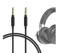 GEEKRIA Cable de audio compatible con COWIN E8/SE7/E7 PRO/E7, Anker Soundcore Space 2, Space One Pro, auriculares, cable estéreo de nailon trenzado de 3,5 mm (4 ft/1,2 m)