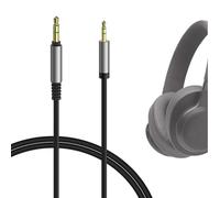 GEEKRIA Cable de audio compatible con JBL 770NC/760NC, Live 660NC/500BT, auriculares Synchros S700/S500/E50BT, de 2,5 mm a 3,5 mm, cable estéreo de repuesto (4 ft/1,2 m)