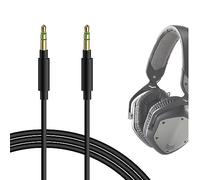 GEEKRIA Cable de audio compatible con Master & Dynamic MG20/MW65, V-MODA Crossfade M-100/M-80, HyperX Cloud MIX 2, cable estéreo de repuesto de 3,5 mm Aux (4 ft/1,2 m)
