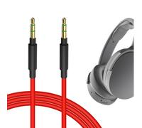 GEEKRIA Cable de audio compatible con Skullcandy Hesh Evo, Hesh 3, Crusher Evo/ANC/ANC 2, Grind, Venue, Riff 2 - cable estéreo de reemplazo Aux de 3,5 mm (4 ft / 1,2 m)