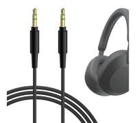 GEEKRIA Cable de audio compatible con Sony Inzone H9 II, WH-1000XM6/1000XM5/1000XM4, WH-XB910N/XB900N, WH-CH720N, cable estéreo de repuesto de 3,5 mm (4 ft/1,2 m)
