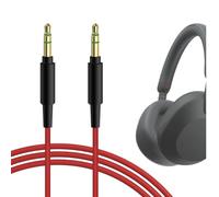 GEEKRIA Cable de audio compatible con Sony ULT WEAR, WH-1000XM6/1000XM5/1000XM4, WH-XB920N, INZONE H5, cable estéreo de repuesto de 3,5 mm (1,2 m/4 ft)