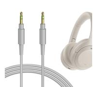 GEEKRIA Cable de audio compatible con Sony WH-1000XM6/1000XM5/1000XM4, WH-XB910N/XB900N, CH720N, INZONE H5, cable estéreo de repuesto de 3,5 mm a 3,5 mm (1,2 m)