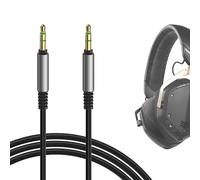 GEEKRIA Cable de audio compatible con V-MODA Crossfade 3/2/LP2, M-100, M-80, auriculares V-80, de 1/8" (3,5 mm) a 3,5 mm, cable estéreo de nailon trenzado de repuesto (4 ft / 1,2 m)
