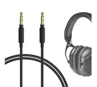 GEEKRIA Cable de audio compatible con V-MODA Crossfade LP/2/M-80/M-100 y XS, 1/8" (3,5 mm) a 3,5 mm, nylon trenzado, cable estéreo de repuesto (1,2 m)