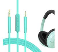 GEEKRIA Cable de audio con micrófono compatible con Bose SoundTrue II, SoundTrue, SoundLink II y auriculares SoundLink. Cable de repuesto de 3,5 mm a 2,5 mm y cable auxiliar para auriculares (1,5 m)