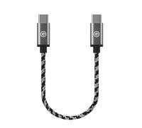 GEEKRIA cable de audio digital OTG USB-C a USB-C de 15 cm, compatible con FiiO BTR5/Q3/Q3s, Qudelix 5K, xDuoo Link2, cable corto trenzado para DAC/amplificador de auriculares