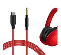 Geekria Cable de audio digital USB-C a 3,5 mm compatible con Sony WH-1000XM6/1000XM5/1000XM4, WH-XB910N, WH-CH720N, INZONE H5, cable de audio Type-C de repuesto (1,7 m)