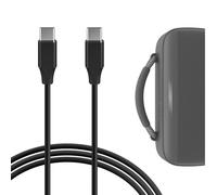 GEEKRIA Cable de carga para altavoz tipo C, compatible con Soundcore Boom 3i, Beats Pill 2024, JBL Charge4 GO4 Clip6, cable de alimentación de repuesto USB-C (120 cm)