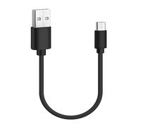 GEEKRIA Cable de carga Type-C (1 ft, negro) compatible con Sony WF-1000XM5/1000XM4/1000XM3, LinkBuds Fit/Open, cable de alimentación de repuesto USB-A a USB-C