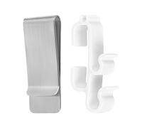 Geekria Clip para cable de banco de energía compatible con la serie Meta Quest, solución de carga y gestión de cables para auriculares VR, soporte portátil antienredos