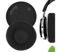 Geekria Comfort - Almohadillas de repuesto de terciopelo compatibles con auriculares Philips Fidelio X2HR, X1, almohadillas para los oídos, piezas de reparación (negro)