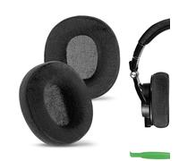 Geekria Comfort - Almohadillas de repuesto de terciopelo para auriculares ATH M50X, M50XBT, M60X, M50XBT2, M50, M40X, M30, M20, M10, Logitech G Pro X/Pro X2 (negro)