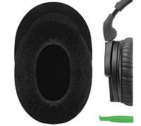 Geekria Comfort - Almohadillas de repuesto de terciopelo para auriculares Sennheiser HD 280/HD 280-Pro/HD 281, HMD 280/HMD 281, piezas de reparación (negro)