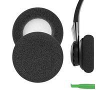 Geekria Comfort Foam Almohadillas de repuesto para auriculares Jabra Biz 620/1100/1500/1900/2400/2400II/GN2000/UC, Voice 550/750, piezas de reparación (negro)