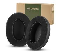 Geekria Comfort Hybrid Velour Almohadillas de Repuesto para Audio-Technica ATH-M50x, M50xBT2, M50S, M50xWH, ATH-M45, M30x, M20x, Cojines para Oídos (Negro)