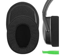 Geekria Comfort Tela de malla Almohadillas para Skullcandy Crusher Wireless,Crusher Evo,Crusher ANC,Hesh3 Auriculares Reemplazo de almohadillas,Piezas de reparación de la cubierta del auricular(Negro)