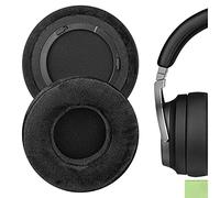 Geekria Comfort Velvet - Almohadillas de Repuesto para Auriculares Corsair Virtuoso RGB, Virtuoso RGB Wireless SE, Virtuoso RGB Wireless XT, reparación de Auriculares (Negro)
