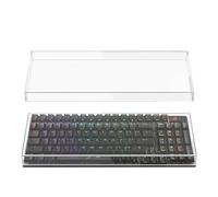 Geekria Cubierta antipolvo para teclado, cubierta acrílica transparente para teclado mecánico de computadora de 100 teclas, compatible con ASUS ROG Strix Scope II 96, Glorious GMMK 2 96, Aula F99