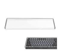 Geekria Cubierta Antipolvo para Teclado de tamaño Completo, Cubierta de Teclas de acrílico Transparente para Teclado mecánico de 104 Teclas, Compatible con Logitech MX Mechanical