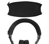 Geekria Cubierta de Diadema de Tela Flexible Compatible con Sony MDR-V6/ V600/ V900/ MV1/ Z600/ 7506/7509/ CD900ST/ M1ST/ M1, Pieza de Repuesto reparación, instalación DIY fácil (Negro)