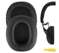 Geekria Earpad Replacement for Marshall Monitor Headphone Ear Pad/Ear Cushion/Ear Cups/Ear Cover/Earpads Repair Parts (Black)