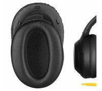 Geekria Earpad Replacement for WH1000XM2, MDR-1000X Headphones/EarPads with Clip Ring and Tuning Tone Cotton/Ear Cushion/Repair Parts (Plastic Ring/Tuning Cotton)