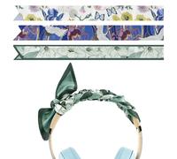 Geekria Elegante diadema de seda con flores compatible con auriculares Sony WH-1000XM6, INZONE H7, H9, Beats Studio 3, Studio Pro, Razer Kraken V4, V4X, V4Pro, Logitech G PRO (colorido)