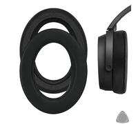 Geekria Elite - Almohadillas de repuesto de piel de oveja para auriculares Sennheiser HD490Pro, HD490ProPlus (negro)