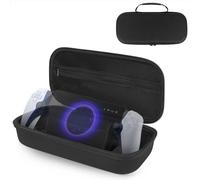 Geekria Estuche de almacenamiento compatible con el reproductor remoto PlayStation Portal, diseño de soporte incorporado, accesorios para juegos portátiles, estuche de transporte (negro)