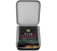 GEEKRIA Estuche de Transporte para Interfaz de Audio, Compatible con SONICWARE Lofi-12 XT/Limited Retro Color/CyDrums/SmplTrek, Carcasa rígida EVA para Viaje (Gris Oscuro)