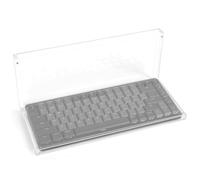 GEEKRIA Estuche de Viaje Compatible con el miniteclado mecánico Logitech MX. Funda Protectora acrílica para Teclado inalámbrico Compacto con Cierre magnético y protección Total (Transparente)