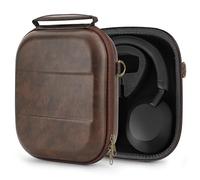 Geekria Estuche para Auriculares Shield Compatible con Sony WH-1000XM5, Bose QC Ultra II, Skullcandy Crusher ANC 2 y más. Bolsa de Viaje rígida de Repuesto con Compartimento para Cables (marrón)