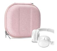 Geekria Estuche para Auriculares supraurales Nova, Compatible con JBL Tune 510BT, Tune 660NC, Tune 560BT, Tune 500BT y Jr 310BT. Bolsa de Viaje rígida de Repuesto con Compartimento para Cables (Rosa)