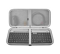 Geekria Estuche rígido Protector de Viaje para Teclado, Compatible con el Combo de Teclado y ratón inalámbricos Logitech MK470 Slim, Logitech MK470, Logitech K585 y Logitech K580 (Gris Oscuro)