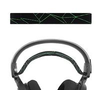 Geekria Flex Fabric - Almohadilla para Diadema Compatible con SteelSeries Arctis 7, Arctis 9X, Arctis Pro para Auriculares, Banda de Repuesto/Diadema, Funda de cojín para reparación (Negro Verde)