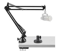 Geekria for Creators Brazo de micrófono Compatible con Rode PodMic, NT-USB, NT1-A, NT1,Soporte de Brazo de Tijera de micrófono con Adaptador de Brida de Escritorio, Soporte de Montaje en Escritorio