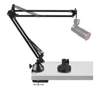 Geekria for Creators-Brazo de micrófono Compatible con sE Electronics Gemini II,SE4400a,T2,X1,Dynacaster,Soporte de Brazo de micrófono con Adaptador de Montaje de Brida de Mesa,Soporte de suspensión