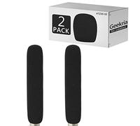 Geekria for Creators - Gorro antiviento de espuma para micrófonos de 3/4" de diámetro, funda de espuma antipop, filtro de espuma de esponja compatible con Sennheiser MKH 416-P48U3 (8 pulgadas/lote de