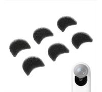 Geekria for Creators - Protector de viento para micrófono compatible con Insta360 GO3, cámara de acción 3S, cala de reducción de ruido de viento premium, espuma para parabrisas de micrófono (por caja