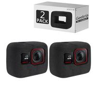 Geekria for Creators Windslayer - Protector de viento compatible con Insta360 Ace Pro 2, Ace Pro, cámara de acción Ace, funda de marco de carcasa, accesorios de esponja para reducción de ruido de